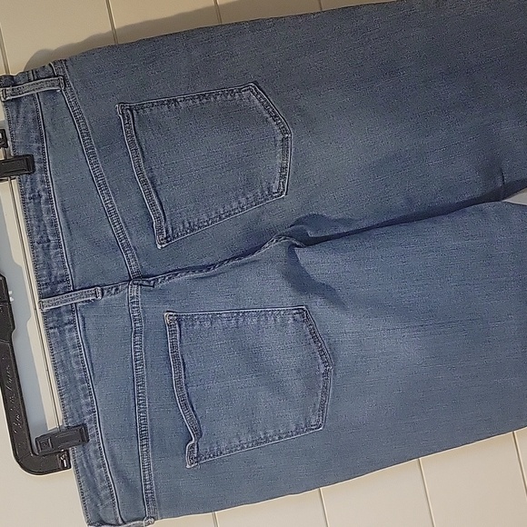 UNIVERSAL THREADS HIGH RISE SLIM STRAIGHT JEANS  16  BLUE - Picture 5 of 12